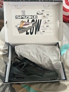 Jordan Spizike Low Men's Sneakers - Black